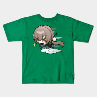 Honkai Star Rail Chibi Qingque Kids T-Shirt